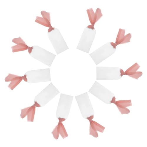 LABRIMP 30 Stück Transparente Tags mit Band Leere Hochzeit Namensschilder Robuste Reservierte Platzschilder für DIY Tischdekoration Party Tischkarten Klare Beschilderung von LABRIMP
