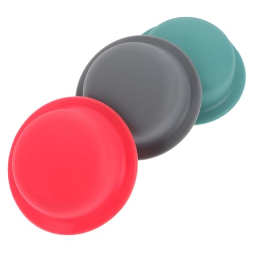 LABRIMP 3Stücke Silikon Topfdeckel Griffabdeckung Hitzebeständige Topfgriffkappen für Sicheres Einsetzbar für Gusseisen und Bratpfannen von LABRIMP