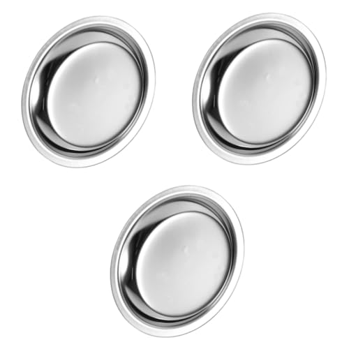 LABRIMP 3st Teebeutelschale Aus Edelstahl Teebeutel Ordentlich Tablett Mit Teebeutel-untersetzer Flaschenunterlage Gebrauchter Teebeutelhalter Teebeutel-tablett Tasse Silver Edelstahl 304 von LABRIMP