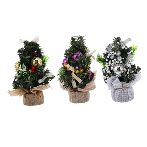 LABRIMP Mini-weihnachtsbaumschmuck Weihnachtliche Tischdekoration Umweltfreundliches Material Festliche Dekoration Für Wohnung Und Fenster von LABRIMP
