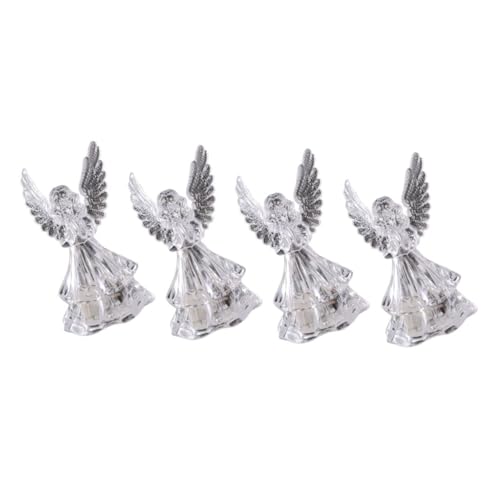 LABRIMP 4 Stück Angel Shaped Nachtlicht Adorable Tischlampe für Schlafzimmer und Kinderzimmer LED Licht mit Farbwechsel und Elegantem und im Dunkeln LABRIMP 4 Stück Angel Shaped Nachtlicht Adorable Tischlampe für Schlafzimmer und Kinderzimmer LED Licht mit Farbwechsel und Elegantem und im Dunkeln von LABRIMP