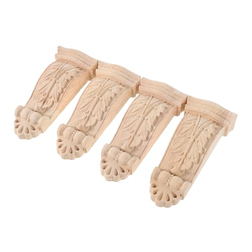 LABRIMP 4 Stück Holz Geschnitzte Dekorative Säulen Europäischer Stil Robustes Holz mit Filigranen Reliefs Möbelakzent für Schränke Wände Betten Langlebige Wohnkultur LABRIMP 4 Stück Holz Geschnitzte Dekorative Säulen Europäischer Stil Robustes Holz mit Filigranen Reliefs Möbelakzent für Schränke Wände Betten Langlebige Wohnkultur von LABRIMP