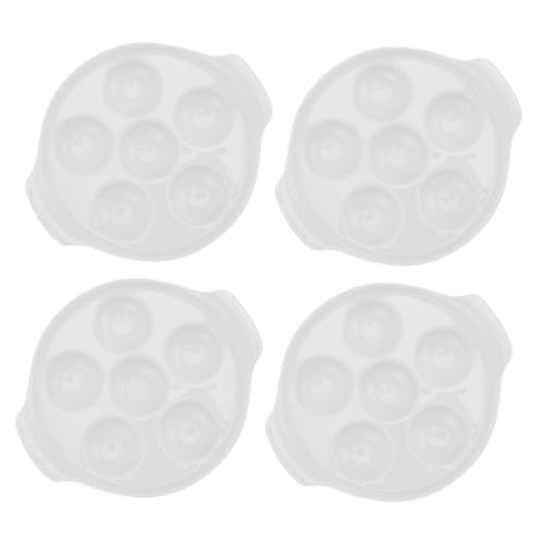 LABRIMP 4 Stück Keramik Escargot Platte Französisches Serviertablett für Deviled Eggs und Schnecken Spülmaschinenfest Porzellan Tablett für Dinnerpartys und Catering LABRIMP 4 Stück Keramik Escargot Platte Französisches Serviertablett für Deviled Eggs und Schnecken Spülmaschinenfest Porzellan Tablett für Dinnerpartys und Catering von LABRIMP