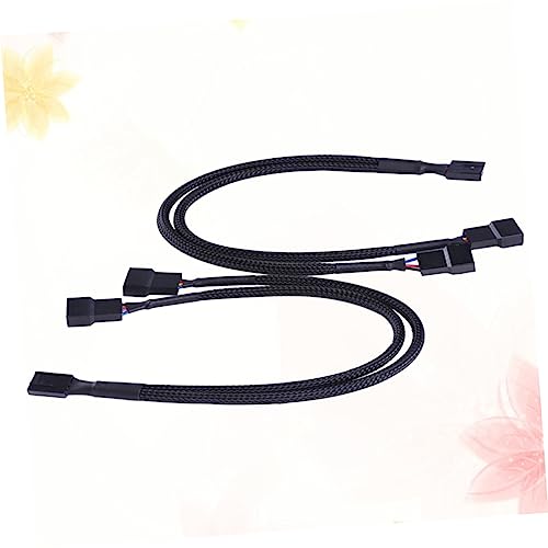 LABRIMP 4 Stück Pin Pwm Splitterkabel Pin Pwm Weiblich für Computer CPU Gehäuselüfter Schwarzes Verlängerungskabel LABRIMP 4 Stück Pin Pwm Splitterkabel Pin Pwm Weiblich für Computer CPU Gehäuselüfter Schwarzes Verlängerungskabel von LABRIMP