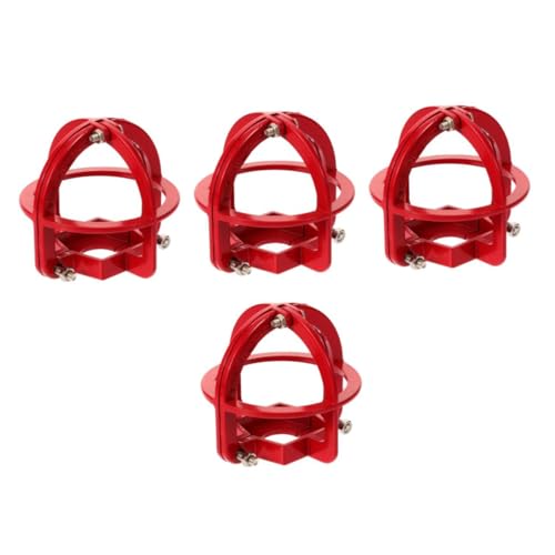 LABRIMP 4 Stück Sprinkler Kopf Schutzkäfig aus Metall Langlebiger Sprinkler Kopf Schutz für Brandschutzsysteme mit Optischer Warnfunktion Einsetzbar für Deckenmontage von LABRIMP