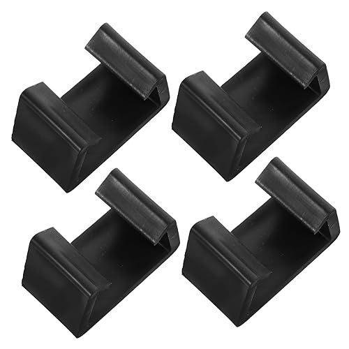 LABRIMP 4 Stück Stabile Möbelclips aus Rattan für Sofas und Stühle Kreative Befestigungselemente für Zuhause Büro und Wohnräume Schwarz von LABRIMP