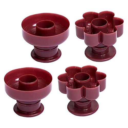 LABRIMP 4 Stück Teiliges Donut Backform aus Langlebigem Material Runde Mulden Hitzebeständig und Einfach zu Reinigen für Kuchen und Donut Herstellung zu Hause Bäckerei von LABRIMP