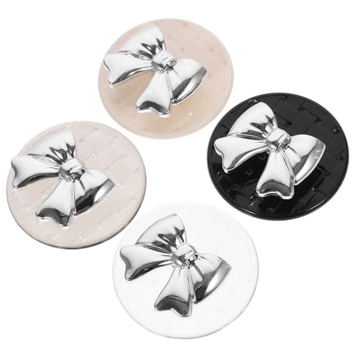 LABRIMP 4 Stück Teiliges Selbstklebende Wandhaken mit Schleifen Design Praktische Aufhängemöglichkeit für Handtücher Mäntel Schlüssel und Halt ohne Bohren für Bad Flur und Schlafzimmer LABRIMP 4 Stück Teiliges Selbstklebende Wandhaken mit Schleifen Design Praktische Aufhängemöglichkeit für Handtücher Mäntel Schlüssel und Halt ohne Bohren für Bad Flur und Schlafzimmer von LABRIMP