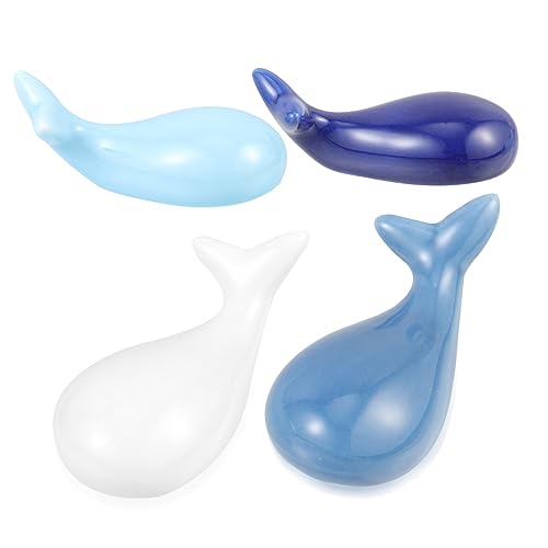 LABRIMP 4 Stück Teiliges Wal Keramik Stäbchenhalter Set Tierdesign Praktische Ablage für Essstäbchen Löffel und für Küchentisch LABRIMP 4 Stück Teiliges Wal Keramik Stäbchenhalter Set Tierdesign Praktische Ablage für Essstäbchen Löffel und für Küchentisch von LABRIMP