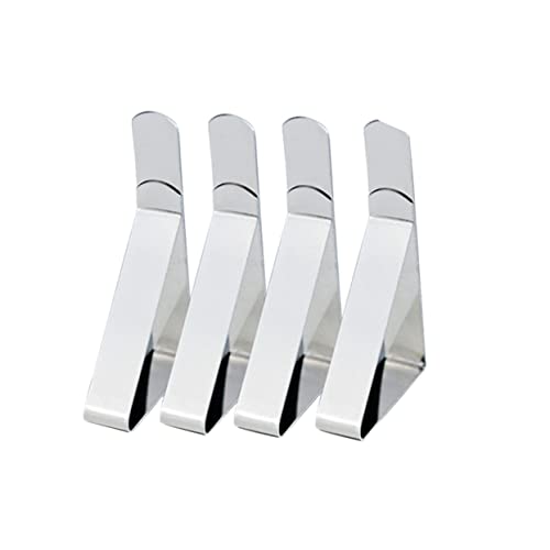LABRIMP 4 Stück Tischdecken Clips Verstellbare Tischdeckenhalter für Hochzeiten Partys und rutschfeste Tischklammern für Sicheren Halt von LABRIMP