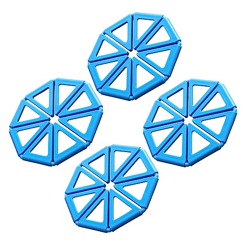 LABRIMP 4 Stück Umweltfreundliche Placemat Falten Getränke Tragbar Für Multi Faltbar Cup Coaster Cup -untersetzer Isolierschüsselmatten Küchen-isoliermatte Hot-Pads-küche Pp Blau LABRIMP 4 Stück Umweltfreundliche Placemat Falten Getränke Tragbar Für Multi Faltbar Cup Coaster Cup -untersetzer Isolierschüsselmatten Küchen-isoliermatte Hot-Pads-küche Pp Blau von LABRIMP