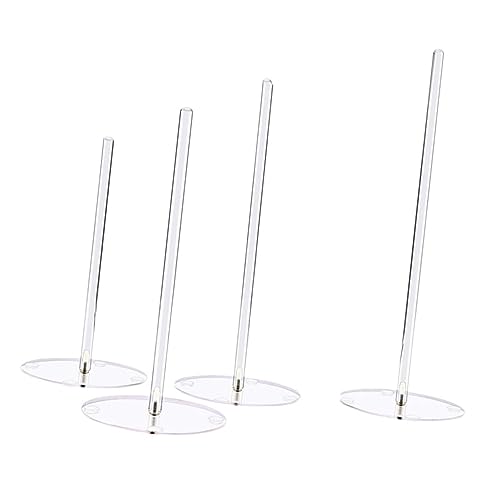LABRIMP 4 Stücke Donut Ständer Transparente Halter für Hochzeiten Geburtstagsfeiern Jubiläen Stabiler Donut Display für Desserts und Snacks LABRIMP 4 Stücke Donut Ständer Transparente Halter für Hochzeiten Geburtstagsfeiern Jubiläen Stabiler Donut Display für Desserts und Snacks von LABRIMP