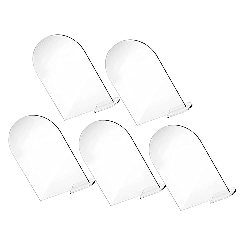 LABRIMP 5 Sets Klare Acryl -leerzeichen -Zeichen DIY Hochzeitstischnummernzeichen Mit Inhabern von LABRIMP