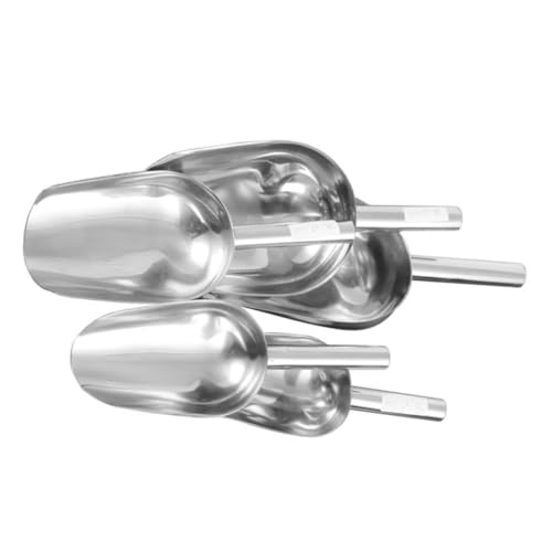 LABRIMP 5 Stück Schaufel Teilig Multifunktionale Mehlschaufel Eisschaufel und Reisschaufel Ergonomisches Design Rostfrei für Eis Reis Mehl und Haustierfutter von LABRIMP