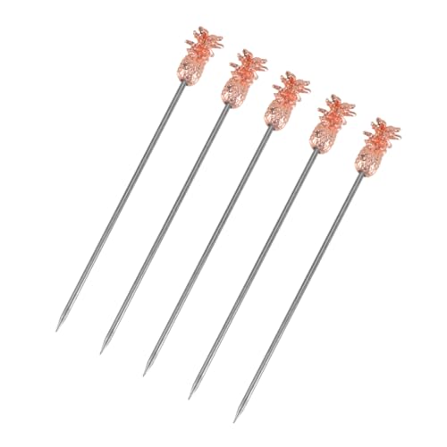 LABRIMP 5 Stück Teiliges Cocktail Spieße für Obst und Snacks für Bar Party und Sommerfeiern Robuste Dessertgabeln Roségold Vielfältig Einsetzbar für Fingerfood und Appetizer LABRIMP 5 Stück Teiliges Cocktail Spieße für Obst und Snacks für Bar Party und Sommerfeiern Robuste Dessertgabeln Roségold Vielfältig Einsetzbar für Fingerfood und Appetizer von LABRIMP