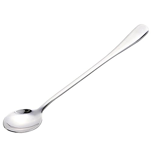 LABRIMP 5 Stück Teiliges Kaffeelöffel mit Langem Griff Klassisches Besteck für Zuhause zum Servieren von Tee und Dessert von LABRIMP