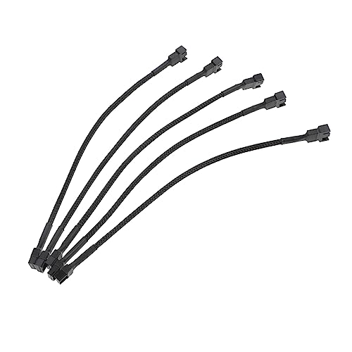 LABRIMP 5 Stück Teiliges Pwm Lüfterverlängerungskabel Pin Nylonummantelt Kompatibel Pin Pwm Lüftern Flexibles Verlängerungskabel für PC Gehäuse und CPU Kühler Einfache Installation für LABRIMP 5 Stück Teiliges Pwm Lüfterverlängerungskabel Pin Nylonummantelt Kompatibel Pin Pwm Lüftern Flexibles Verlängerungskabel für PC Gehäuse und CPU Kühler Einfache Installation für von LABRIMP