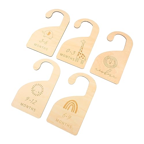 LABRIMP 5 Stück Teiliges Set Kleidertrennwände aus Holz Kreativer Organizer für Kleiderschrank für Kinderkleidung Installieren Platzsparend und Robust LABRIMP 5 Stück Teiliges Set Kleidertrennwände aus Holz Kreativer Organizer für Kleiderschrank für Kinderkleidung Installieren Platzsparend und Robust von LABRIMP