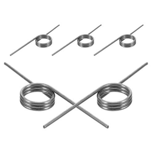 LABRIMP 5 Stück Teiliges Torsionsfeder Ersatzset für Abfalleimer Spiral Kompressionsfeder für Einfache Montage Robust und Langlebig Sorgt für Reibungslosen Deckelbetrieb von LABRIMP