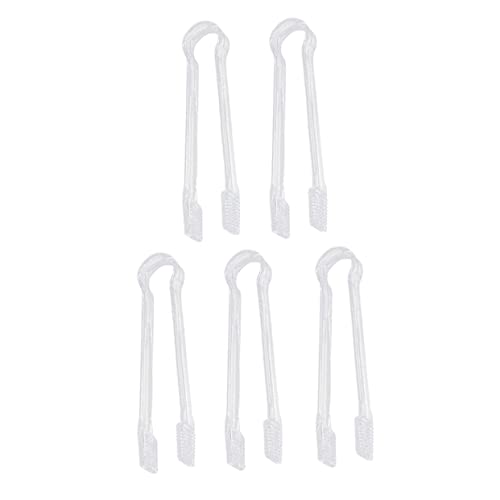 LABRIMP 5 Stück Teiliges Transparent Eiszange Multifunktionale Servierzange für Lebensmittel Kuchen Salat für Zuhause Partys und Buffets LABRIMP 5 Stück Teiliges Transparent Eiszange Multifunktionale Servierzange für Lebensmittel Kuchen Salat für Zuhause Partys und Buffets von LABRIMP