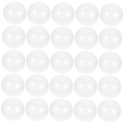 LABRIMP 50 Stck Transparente Runde Leerkapseln für Verkaufsautomaten Klare Kunststoffkapseln zum Befüllen Kleinen Geschenken für Kinderparty Partygeschenke und Sammler LABRIMP 50 Stck Transparente Runde Leerkapseln für Verkaufsautomaten Klare Kunststoffkapseln zum Befüllen Kleinen Geschenken für Kinderparty Partygeschenke und Sammler von LABRIMP