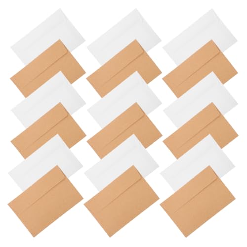 LABRIMP 50 Stück Einladung Umschläge Selbstklebende Blanko Briefumschläge für Hochzeitseinladungen Dankeskarten Postkarten und Fotos Weiß und Kraftpapier LABRIMP 50 Stück Einladung Umschläge Selbstklebende Blanko Briefumschläge für Hochzeitseinladungen Dankeskarten Postkarten und Fotos Weiß und Kraftpapier von LABRIMP