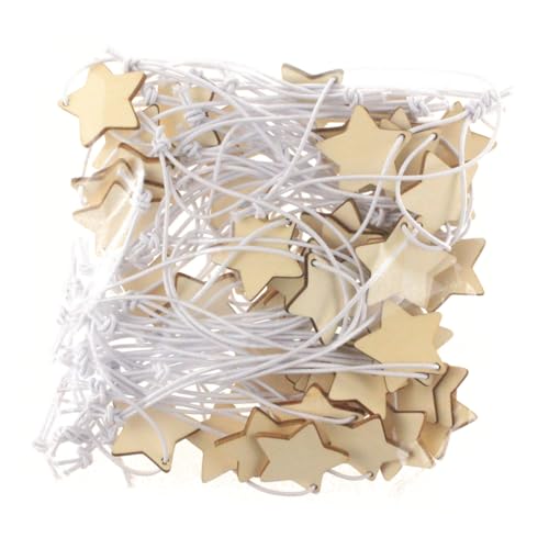LABRIMP 50 Stück Holzanhänger Fünfzackiger Stern Weinflasche Tags für Hochzeitsdeko Geschenkanhänger Bastelprojekte und Partys Beige Rustikales Design LABRIMP 50 Stück Holzanhänger Fünfzackiger Stern Weinflasche Tags für Hochzeitsdeko Geschenkanhänger Bastelprojekte und Partys Beige Rustikales Design von LABRIMP