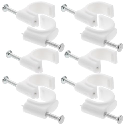 LABRIMP 500Stücke Kabelclips mit Stahlnägeln für Kabel Selbstklebende Kabelhalter für Effektives Kabelmanagement und Büro Installieren LABRIMP 500Stücke Kabelclips mit Stahlnägeln für Kabel Selbstklebende Kabelhalter für Effektives Kabelmanagement und Büro Installieren von LABRIMP