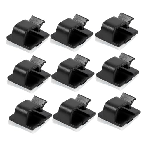 LABRIMP 50Stücke Kabel Drahtklammern Selbstklebend Drahtmanagementklemmen zur Kabelorganisation Langlebige Kunststoffkabelclips für Schreibtisch Zuhause zur Befestigung LABRIMP 50Stücke Kabel Drahtklammern Selbstklebend Drahtmanagementklemmen zur Kabelorganisation Langlebige Kunststoffkabelclips für Schreibtisch Zuhause zur Befestigung von LABRIMP
