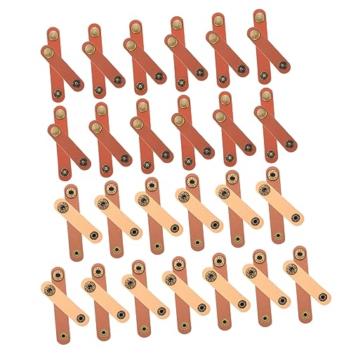 LABRIMP 50Stücke Kabelhalter aus Leder Kabelmanagement mit Lederschnallen für USB Kabel und Datenkabel Platzsparend und Praktisch LABRIMP 50Stücke Kabelhalter aus Leder Kabelmanagement mit Lederschnallen für USB Kabel und Datenkabel Platzsparend und Praktisch von LABRIMP