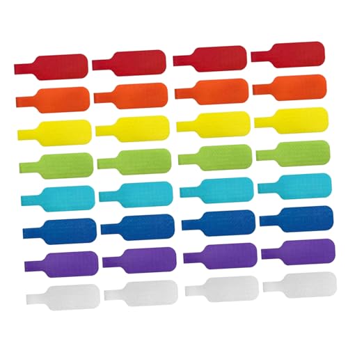 LABRIMP 56 Stück Teiliges Kabelmanagement-etiketten- Mehrfarbige Beschreibbare Nylon-kabelbinder mit Haken Schlaufenverschluss Wiederverwendbar Flexibel für Computer Elektronik und LABRIMP 56 Stück Teiliges Kabelmanagement-etiketten- Mehrfarbige Beschreibbare Nylon-kabelbinder mit Haken Schlaufenverschluss Wiederverwendbar Flexibel für Computer Elektronik und von LABRIMP