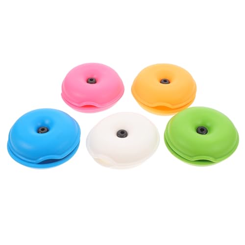 LABRIMP 5Stücke Teiliges Kabelwickler Schildkrötenform Kreative Earphone Organizer für Datenleitungen Leicht Tragbar für Schreibtisch Ordnung von LABRIMP