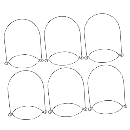 LABRIMP 6stücke Teiliges Von -hängern Für Einmachgläser Universeller Griff Weißblech Für Gläser Für Garten Hochzeiten Partys Und Solarleuchten von LABRIMP