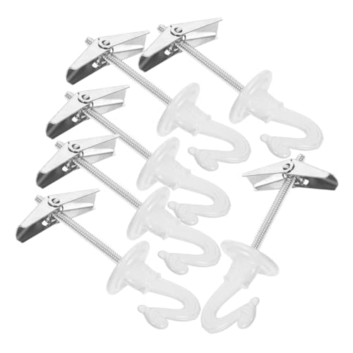 LABRIMP 6 Stück Faltbare Metall Deckenhaken für Hängende Blumentöpfe Vielseitig für Innenräume Einfache Montage an Holz Stein und Gipskarton Geeignet für Pflanzen Windspiele und Leichte LABRIMP 6 Stück Faltbare Metall Deckenhaken für Hängende Blumentöpfe Vielseitig für Innenräume Einfache Montage an Holz Stein und Gipskarton Geeignet für Pflanzen Windspiele und Leichte von LABRIMP