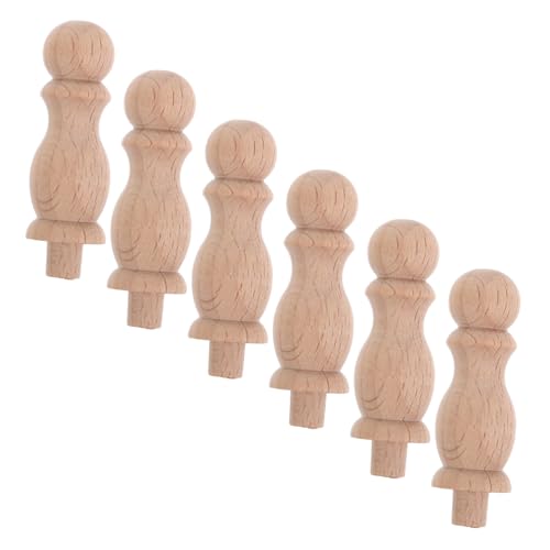 LABRIMP 6 Stück Holz Wandhaken Rustikale Kleiderhaken für Badetücher Mäntel und DIY Bemalbare Garderobe mit Durchmesser von Platzsparend für Kleine Räume LABRIMP 6 Stück Holz Wandhaken Rustikale Kleiderhaken für Badetücher Mäntel und DIY Bemalbare Garderobe mit Durchmesser von Platzsparend für Kleine Räume von LABRIMP
