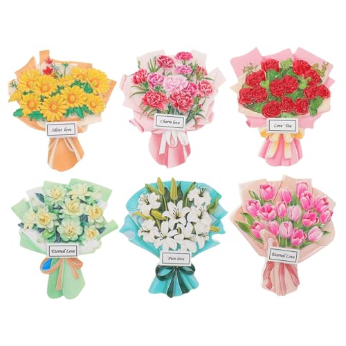 LABRIMP 6 Stück Kreative Fridge Magnets mit Sonnenblume und Lifelike Bouquet für Küche und Büro Leichte Montage LABRIMP 6 Stück Kreative Fridge Magnets mit Sonnenblume und Lifelike Bouquet für Küche und Büro Leichte Montage von LABRIMP