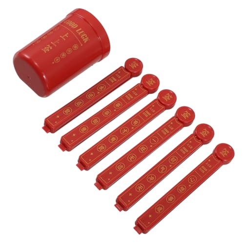 LABRIMP 6 Stück Lebensmittelechte Wiederverwendbare Kühlschrank Verschlussclips mit Magnet und Aufbewahrungsbox Langlebige Frischhalteclips für Snacks und Lebensmittelbeutel für Küche und von LABRIMP
