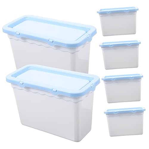 LABRIMP 6 Stück Teiliges Aufbewahrungsbox mit Deckel Aufbewahrungsbehälter für Waschpulver Waschkapseln und Waschmittel Kompakte Leicht zu Reinigende Organizer Box für Bad und Waschraum LABRIMP 6 Stück Teiliges Aufbewahrungsbox mit Deckel Aufbewahrungsbehälter für Waschpulver Waschkapseln und Waschmittel Kompakte Leicht zu Reinigende Organizer Box für Bad und Waschraum von LABRIMP