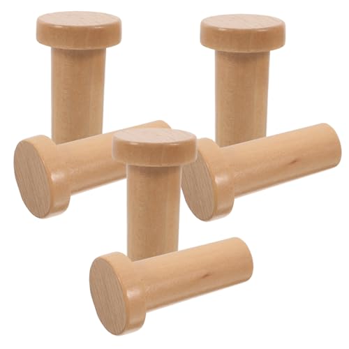 LABRIMP 6 Stück Teiliges Holz Wandhaken Modern Minimalistisch Multifunktionale Garderobenhaken mit Schrauben Dekorative Türhaken für Kleidung Taschen Handtücher Flexible Anordnung für LABRIMP 6 Stück Teiliges Holz Wandhaken Modern Minimalistisch Multifunktionale Garderobenhaken mit Schrauben Dekorative Türhaken für Kleidung Taschen Handtücher Flexible Anordnung für von LABRIMP