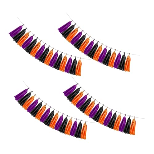 LABRIMP 60 Stück Halloween Papier Tassel Girlande DIY Party Banner Schwarz Orange Wiederverwendbar Flexibel Verstellbar für Shower Geburtstags Hochzeitsdeko LABRIMP 60 Stück Halloween Papier Tassel Girlande DIY Party Banner Schwarz Orange Wiederverwendbar Flexibel Verstellbar für Shower Geburtstags Hochzeitsdeko von LABRIMP