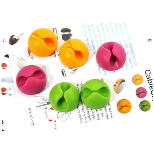 LABRIMP 6Stücke Kabelmanager für Kabelorganisation Selbstklebende Kabelhalter für Oberflächen Schreibtisch Büro Zuhause Ordnung für USB Audiokabel LABRIMP 6Stücke Kabelmanager für Kabelorganisation Selbstklebende Kabelhalter für Oberflächen Schreibtisch Büro Zuhause Ordnung für USB Audiokabel von LABRIMP