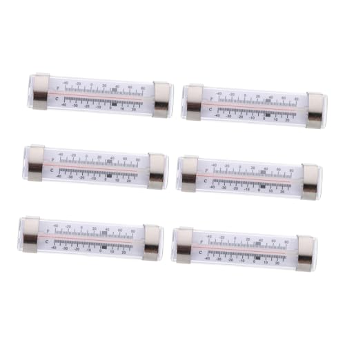 LABRIMP 6Stücke Teiliges Hochpräzises Kühlschrankthermometer Professionelles Thermometer für Gefrierschrank und Kühlschrank Einfach zu Verwenden Zuverlässige Temperaturmessung LABRIMP 6Stücke Teiliges Hochpräzises Kühlschrankthermometer Professionelles Thermometer für Gefrierschrank und Kühlschrank Einfach zu Verwenden Zuverlässige Temperaturmessung von LABRIMP