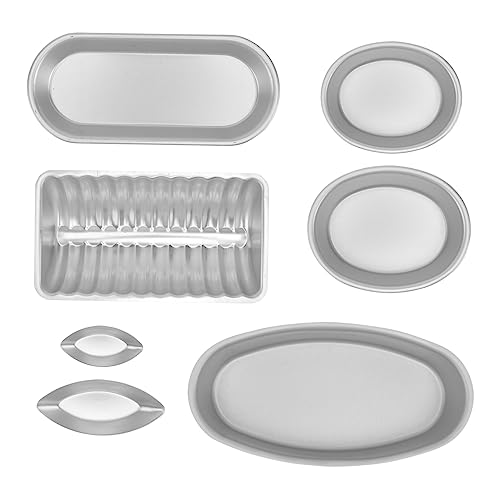LABRIMP 7 Stück Teiliges Backformset für Kuchen und Pudding Antihaft Backmold zum Diy Backen von Desserts und Puddingkuchen für Freunde LABRIMP 7 Stück Teiliges Backformset für Kuchen und Pudding Antihaft Backmold zum Diy Backen von Desserts und Puddingkuchen für Freunde von LABRIMP