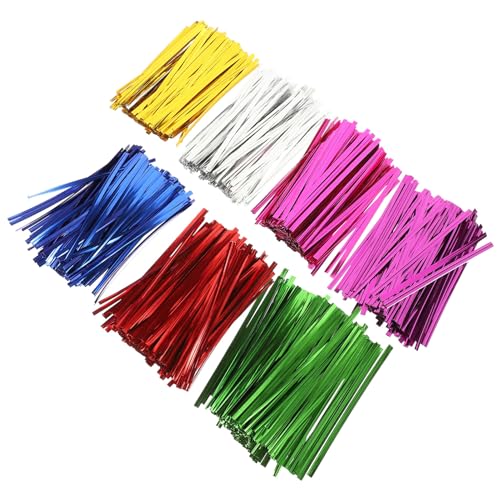 LABRIMP 7Taschen Bunte Twist Krawatten für Lebensmittelbeutel Lange Wiederverwendbare Bindungen Farben Gold für Backwaren und Gartenbedarf LABRIMP 7Taschen Bunte Twist Krawatten für Lebensmittelbeutel Lange Wiederverwendbare Bindungen Farben Gold für Backwaren und Gartenbedarf von LABRIMP