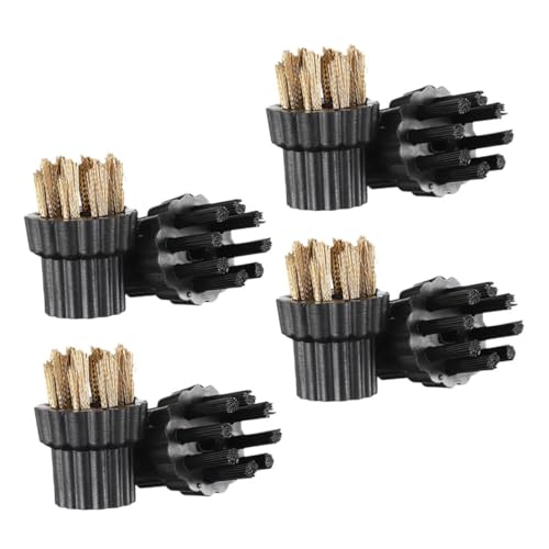 LABRIMP 8 Stück Multifunktionale Dampfreiniger Bürstenköpfe Teiliges für Industrie Haushalt und Salon Langlebige Ersatzbürsten für Vielseitige Reinigungsgeräte Geeignet für Kochtöpfe von LABRIMP