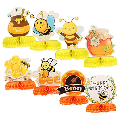 LABRIMP 8 Stück Teiliges Bienen Honigwaben Niedliche Cartoon Biene Tischdekoration für Geburtstagsfeiern Sicher Papier Vielseitig Einsetzbar für Kindergeburtstage und Themenpartys LABRIMP 8 Stück Teiliges Bienen Honigwaben Niedliche Cartoon Biene Tischdekoration für Geburtstagsfeiern Sicher Papier Vielseitig Einsetzbar für Kindergeburtstage und Themenpartys von LABRIMP