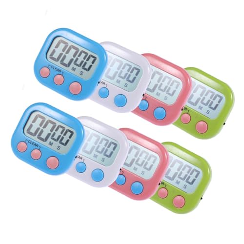 LABRIMP 8 Stück Teiliges Digitaler Küchentimer mit Magnet und Alarm Timer für Kochen und Backen ohne Batterien Farben LABRIMP 8 Stück Teiliges Digitaler Küchentimer mit Magnet und Alarm Timer für Kochen und Backen ohne Batterien Farben von LABRIMP