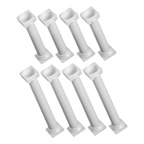 LABRIMP 8 Stück Teiliges Diy Tortenstützen Roman Säulen für Hochzeitstorten Stabile Unterstützung für Mehrstöckige Torten Mittelgroße Große LABRIMP 8 Stück Teiliges Diy Tortenstützen Roman Säulen für Hochzeitstorten Stabile Unterstützung für Mehrstöckige Torten Mittelgroße Große von LABRIMP