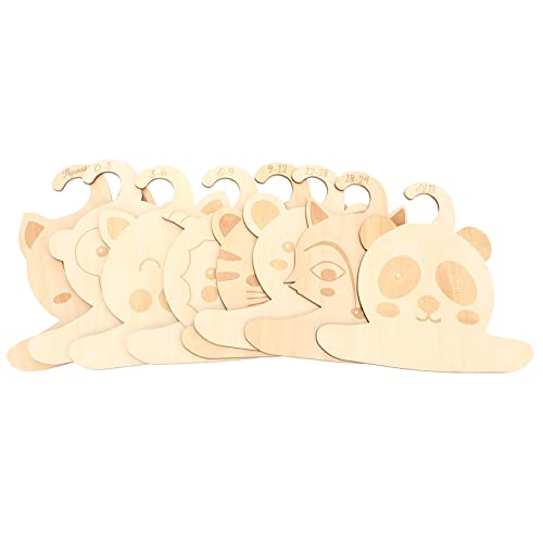 LABRIMP 8 Stück Teiliges Kleiderschrank Organizer Set aus Holz Hängeregale für Neugeborene Kleidungsgröße Trennwand für Babyzimmer Sicher Praktisch für Ordnung LABRIMP 8 Stück Teiliges Kleiderschrank Organizer Set aus Holz Hängeregale für Neugeborene Kleidungsgröße Trennwand für Babyzimmer Sicher Praktisch für Ordnung von LABRIMP