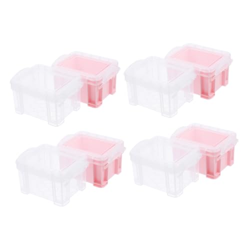 LABRIMP 8 Stück Teiliges Mini Aufbewahrungsbox mit Transparentem Deckel Stapelbar Sicher Verschließbar Vielseitig für Schmuck Kosmetik Platzsparend Transparent für Haushalt LABRIMP 8 Stück Teiliges Mini Aufbewahrungsbox mit Transparentem Deckel Stapelbar Sicher Verschließbar Vielseitig für Schmuck Kosmetik Platzsparend Transparent für Haushalt von LABRIMP